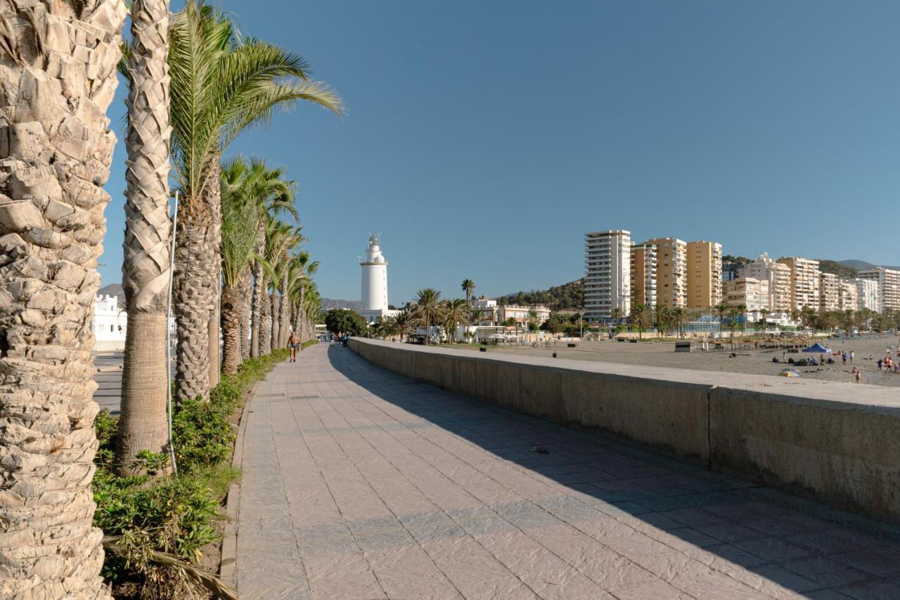 Beach House Apartment, Playa Malagueta Málaga Eksteriør bilde